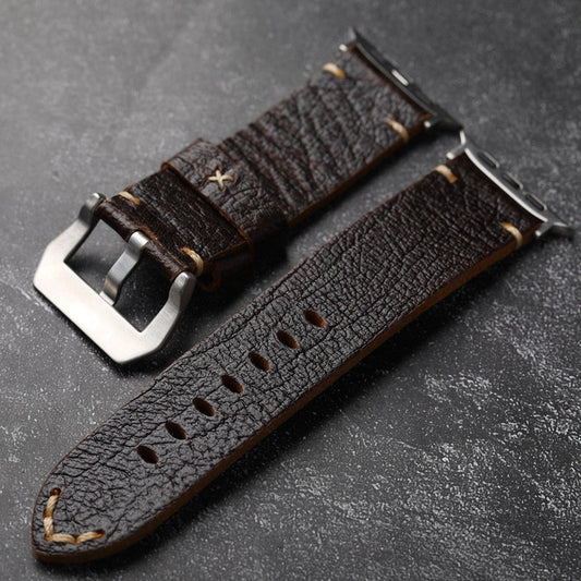 Vintage Horween Leather Band.
