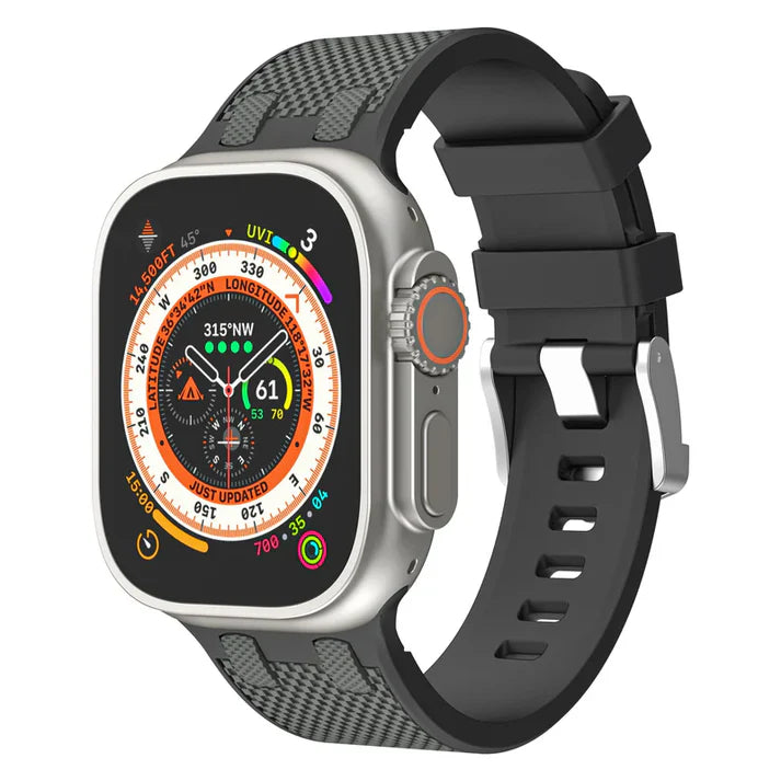 Dual Color Matching Silicone Band For Apple Watch