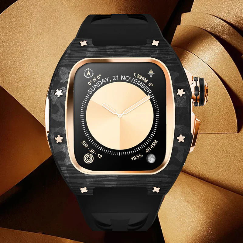 Carbon Fiber Case Retrofit Kit For Apple Watch S10