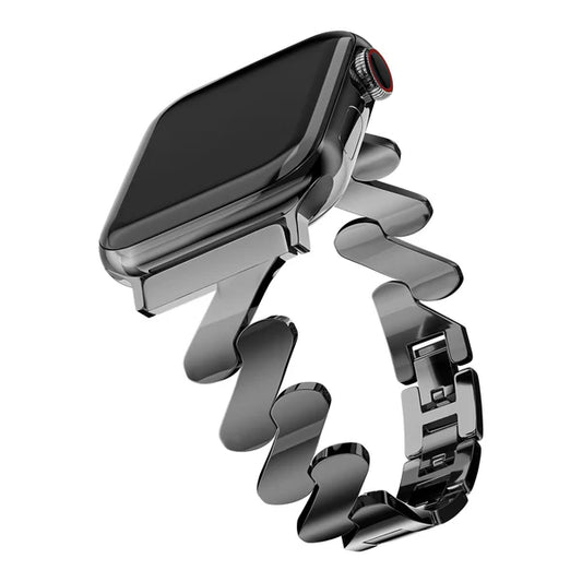 Starlight Quicksand Metal Apple Watch Band for Women