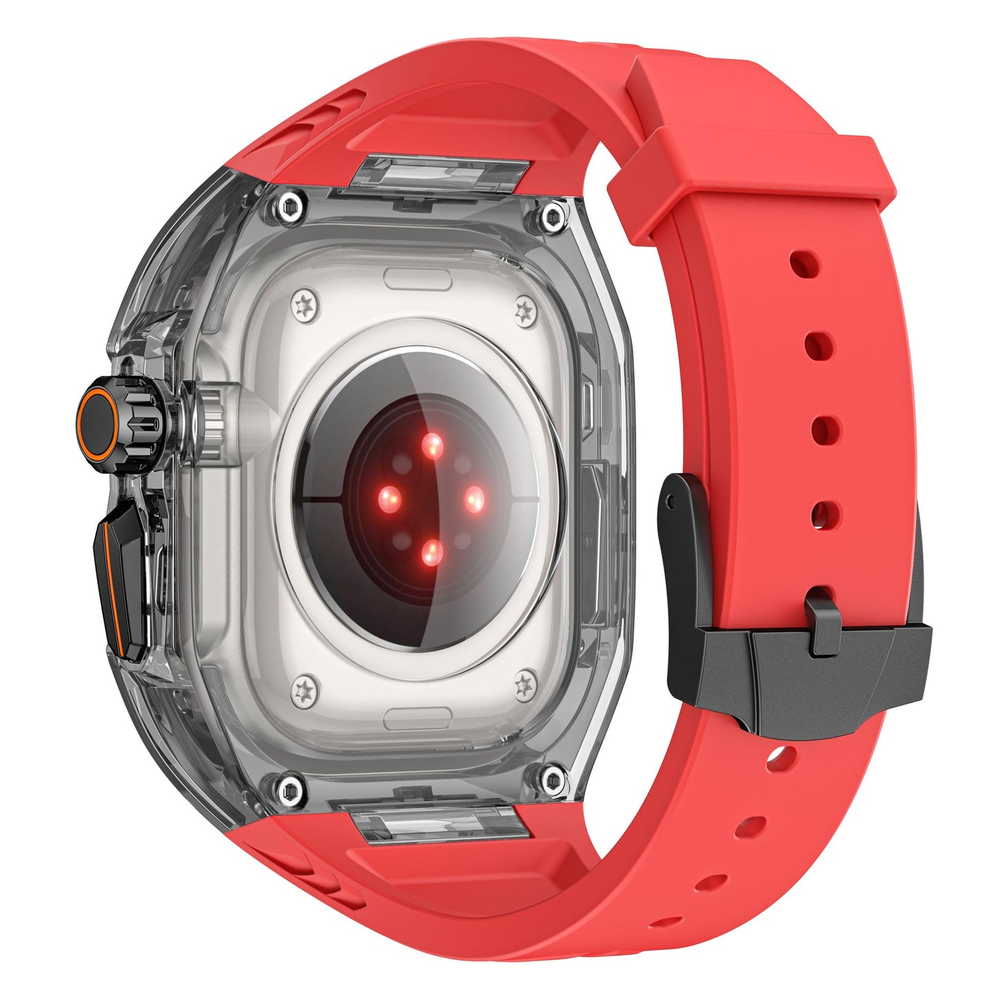Crystal Armor Series Integrated Band And Case Set For Apple Watch