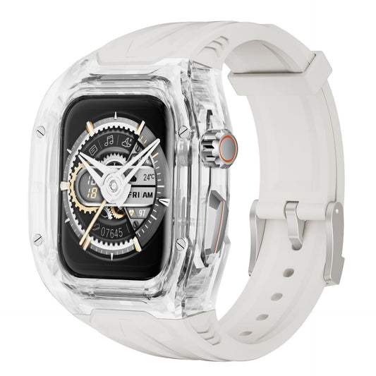 Crystal Armor Series Integrated Band And Case Set For Apple Watch