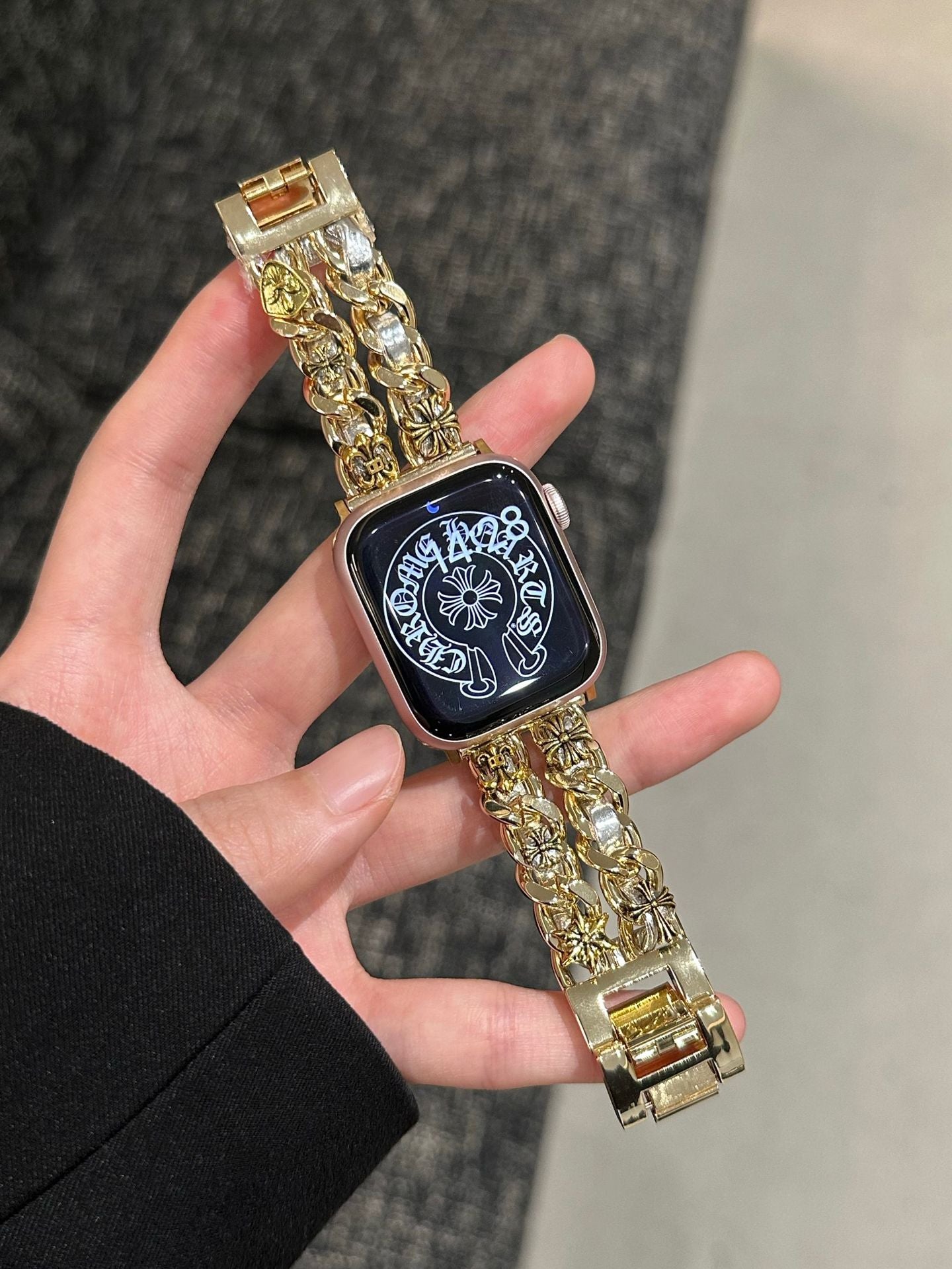 Chrome Hearts Stainless Steel Bracelet Watch Strap