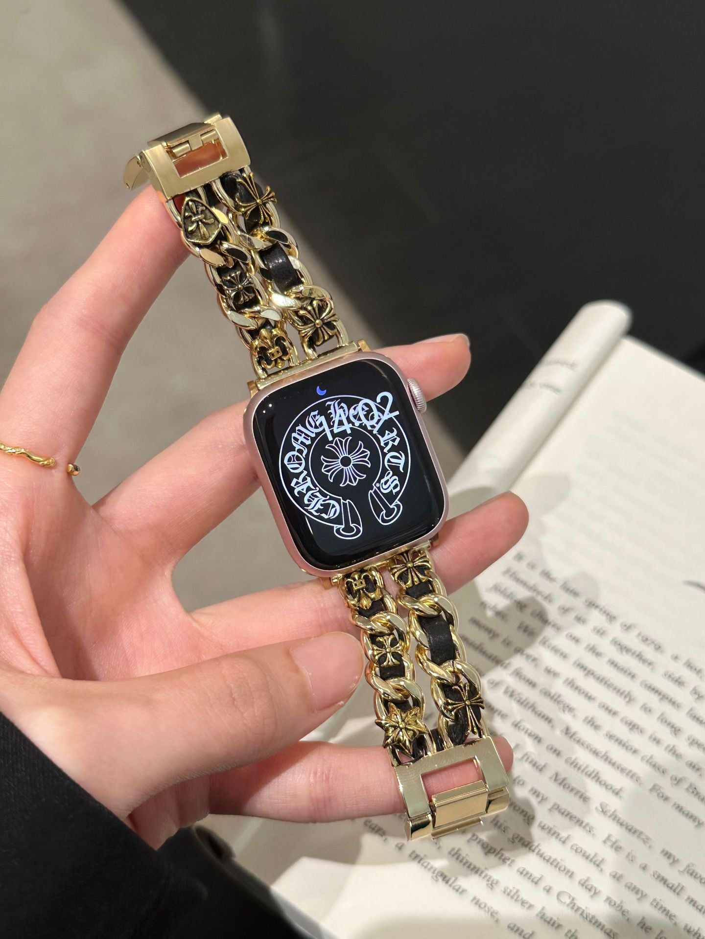 Chrome Hearts Stainless Steel Bracelet Watch Strap