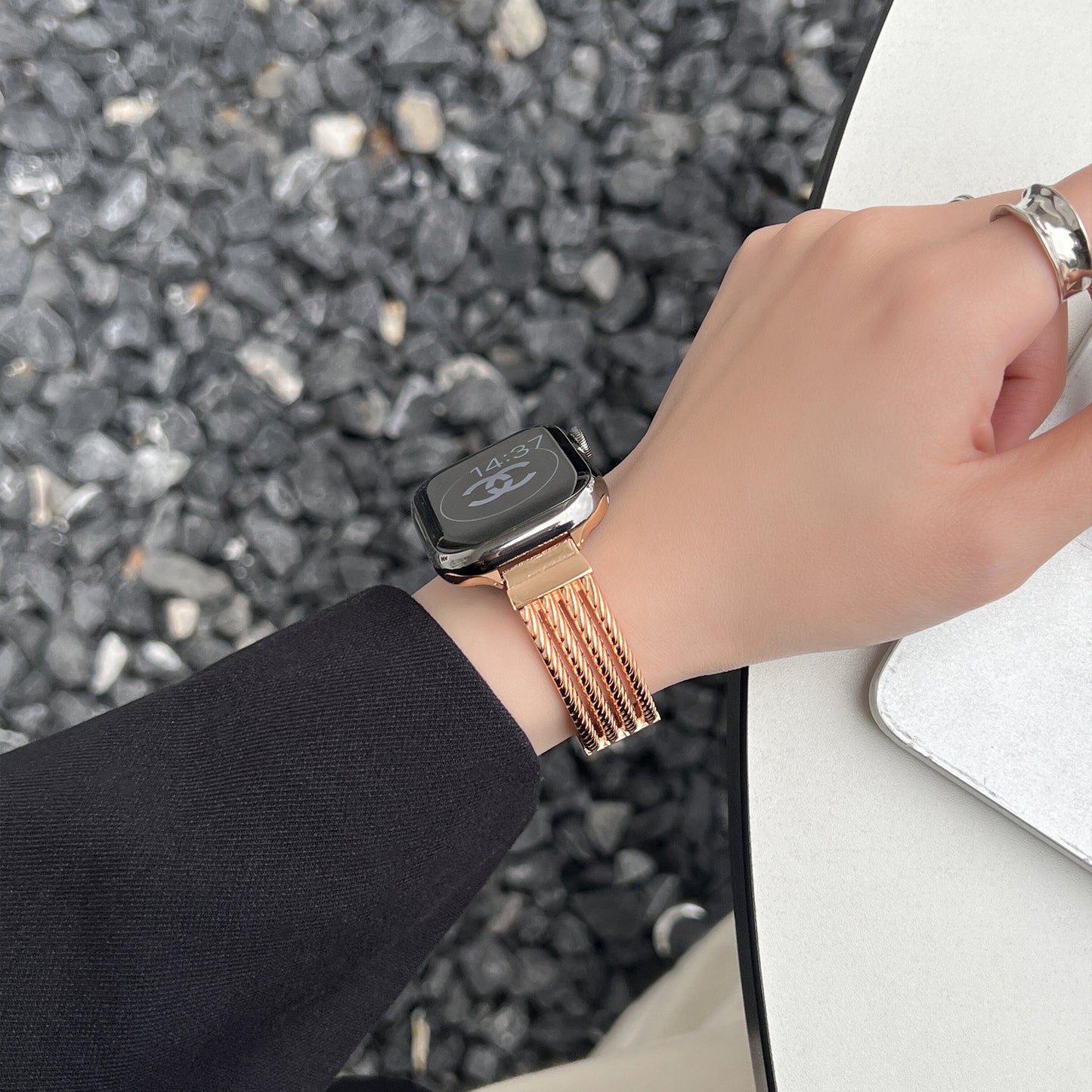 Elegant Rope Design Apple Watch Strap