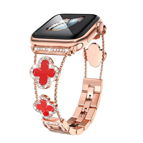 Clover Luxe Diamond Band for Apple Watch