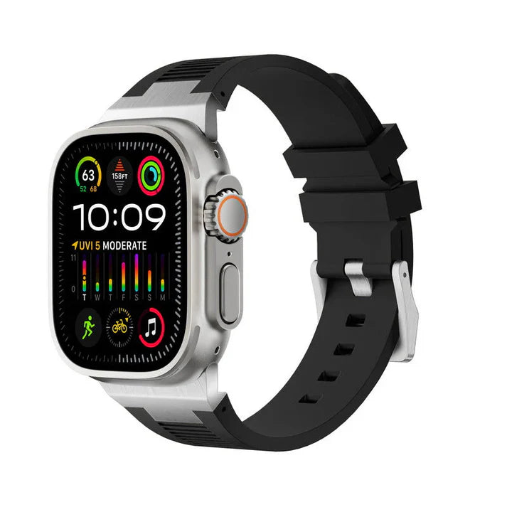 New Connector Silicone Band For Apple Watch