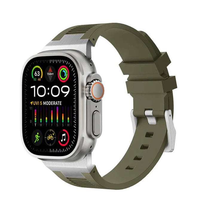 New Connector Silicone Band For Apple Watch