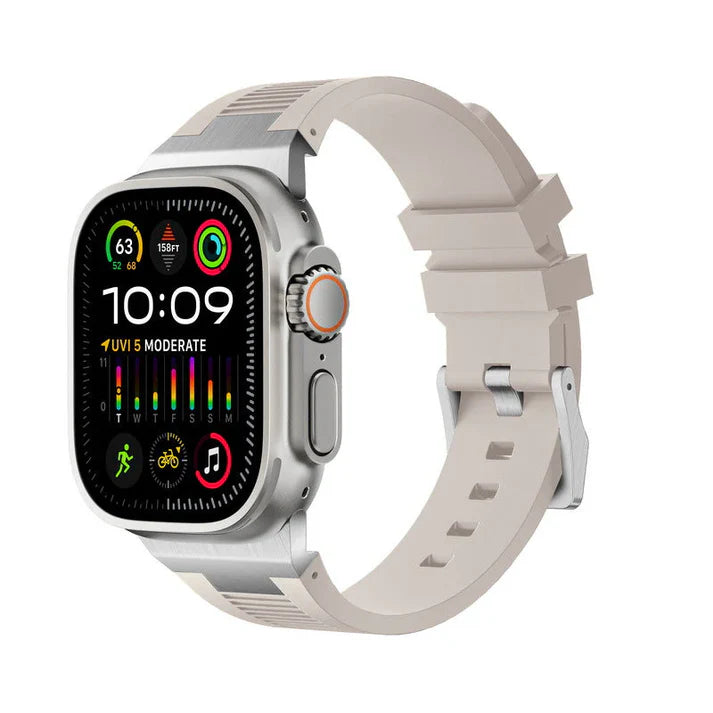 New Connector Silicone Band For Apple Watch