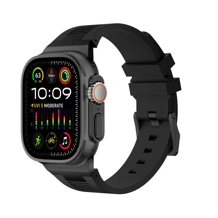 New Connector Silicone Band For Apple Watch