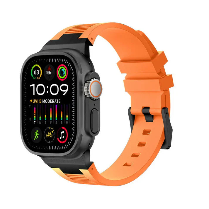 New Connector Silicone Band For Apple Watch