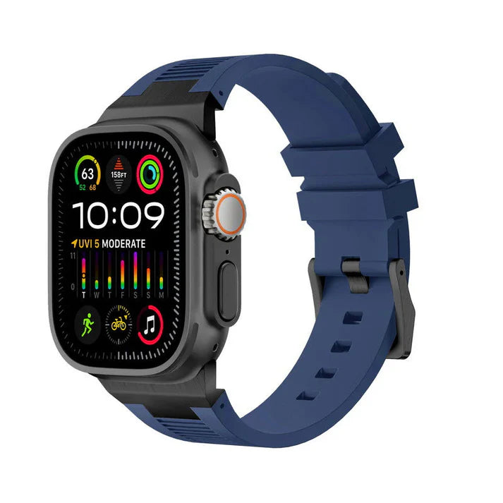 New Connector Silicone Band For Apple Watch