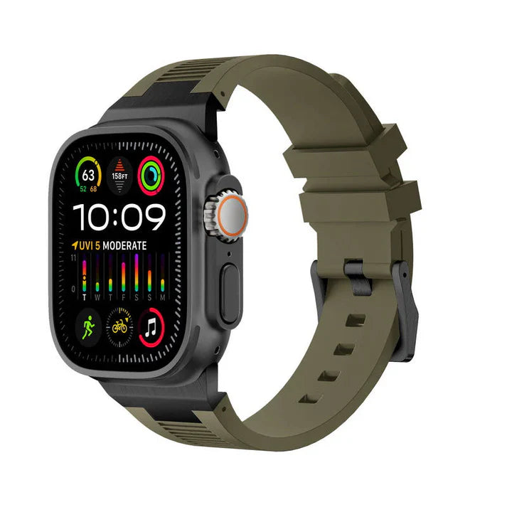 New Connector Silicone Band For Apple Watch