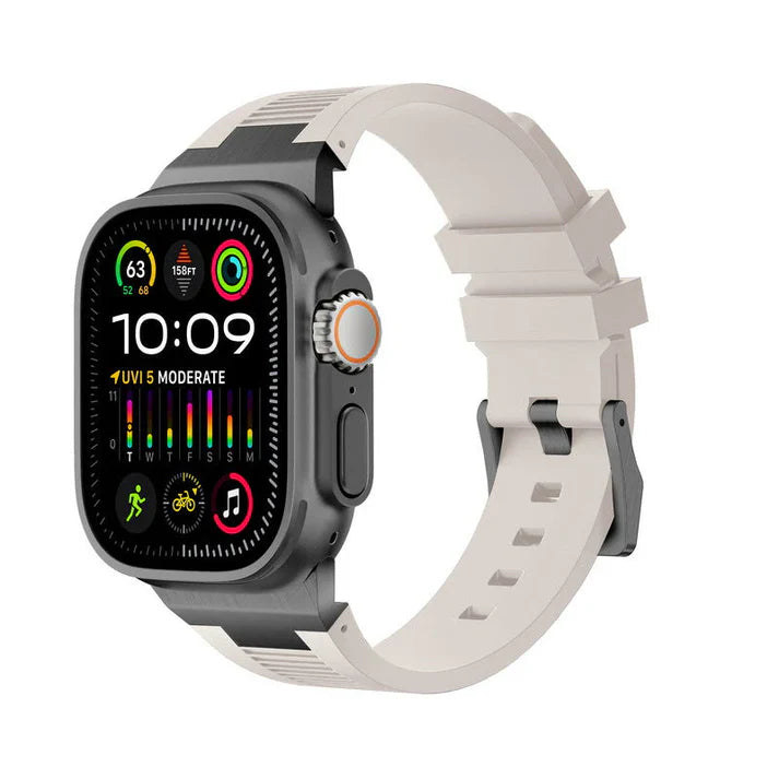 New Connector Silicone Band For Apple Watch