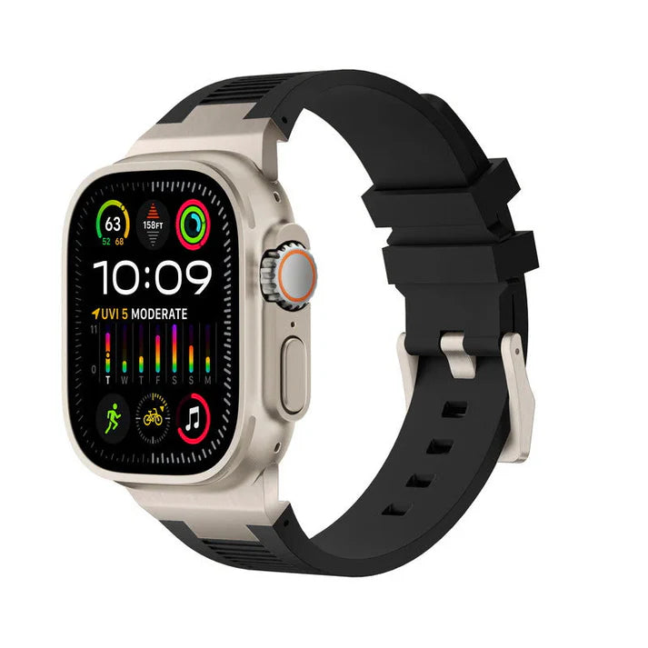 New Connector Silicone Band For Apple Watch