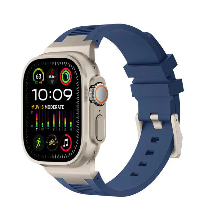 New Connector Silicone Band For Apple Watch