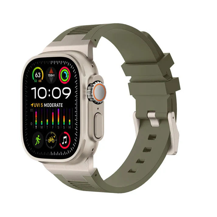 New Connector Silicone Band For Apple Watch