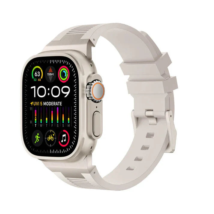 New Connector Silicone Band For Apple Watch