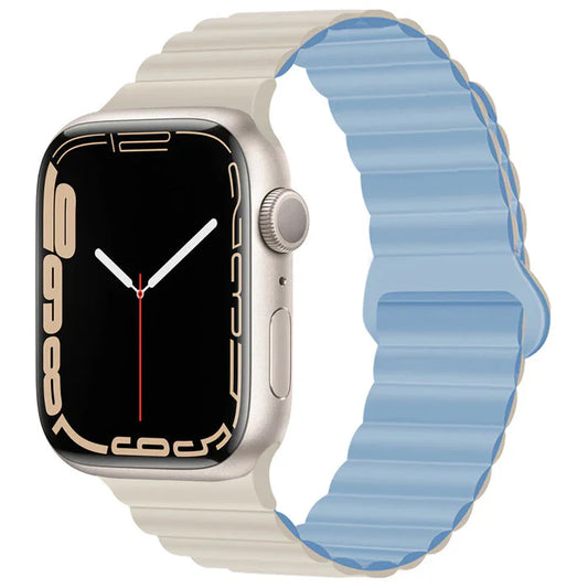 Magnetic silicone strap for Apple Watch
