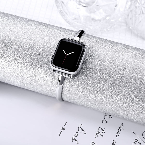 Slim Stainless Steel Bangle Band for Apple Watch