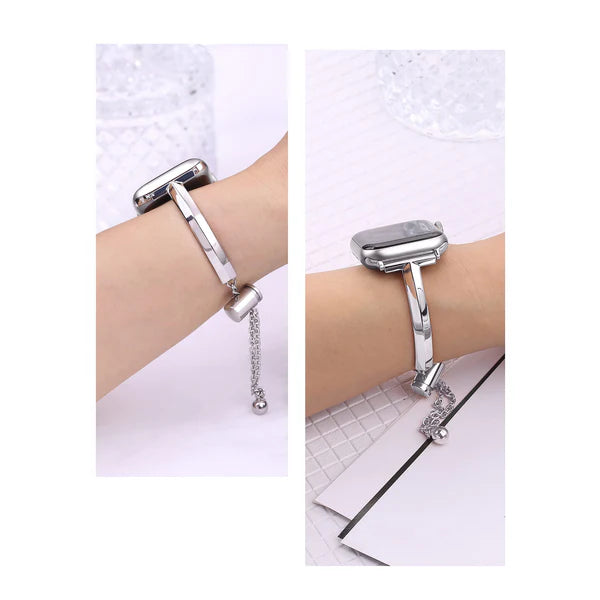 Slim Stainless Steel Bangle Band for Apple Watch