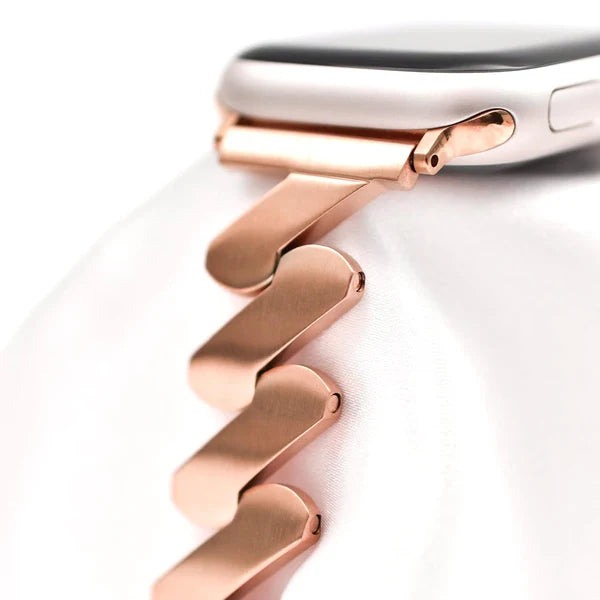 Starlight Quicksand Metal Apple Watch Band for Women