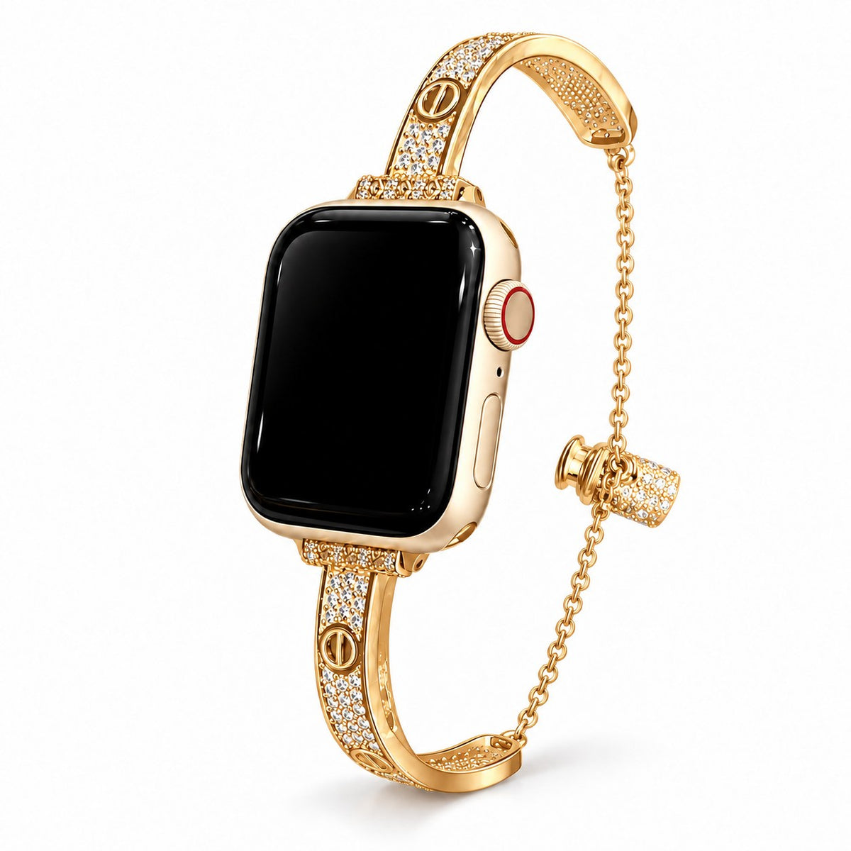 Crystal Cuff Band for Apple Watch — Gold