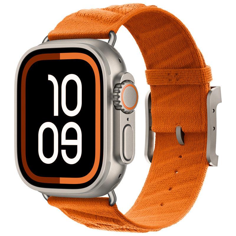 iBandGear Ocean Breeze Nylon Weave Band for Apple Watch - Orange