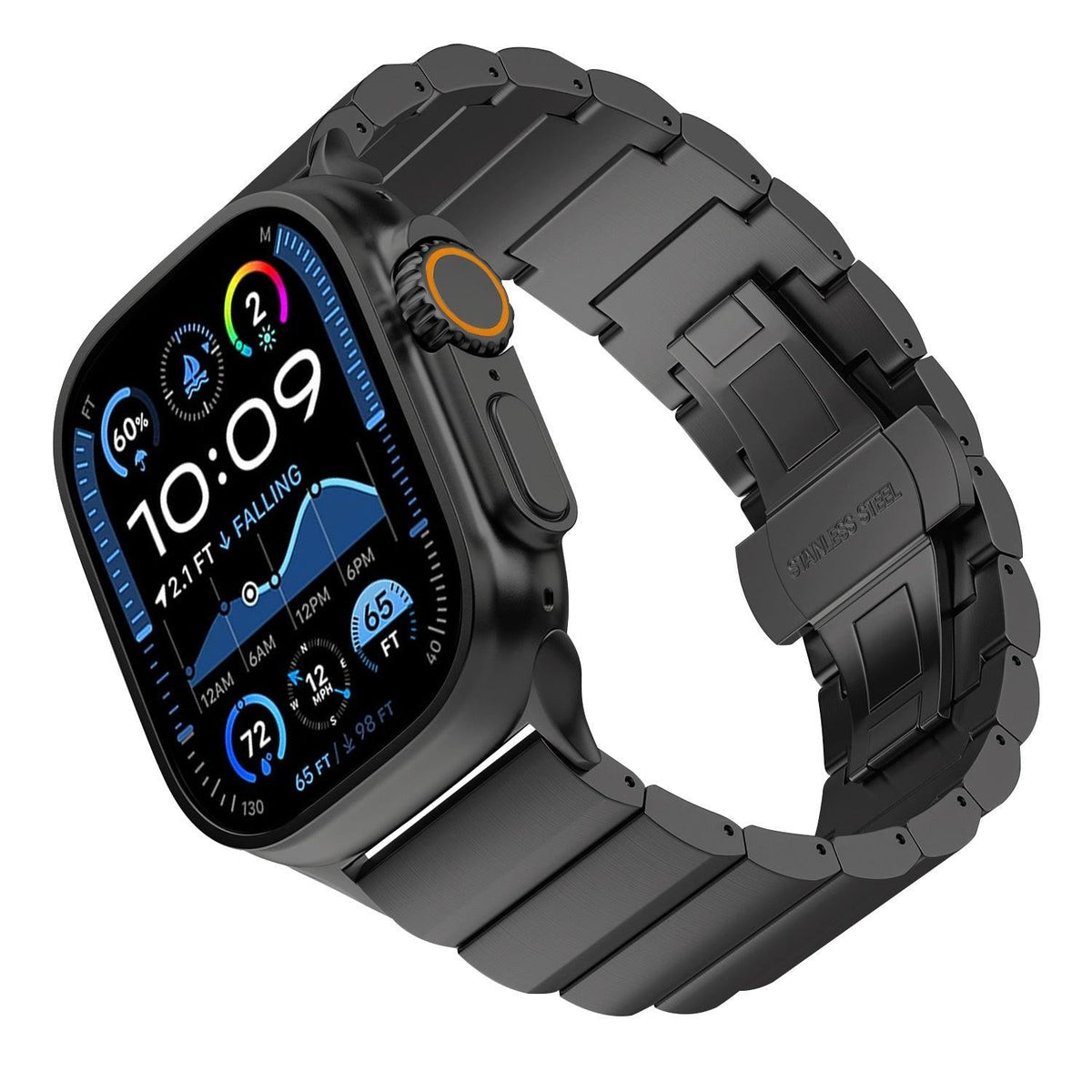 iBandGear Pure Titanium Bamboo-Link Band for Apple Watch - detail 6