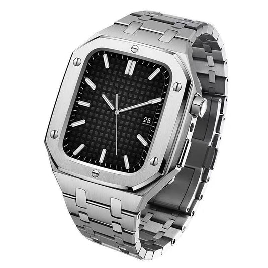 AP9006 316L Stainless Steel Band Stainless Steel Case Retrofit Kit For Apple Watch.