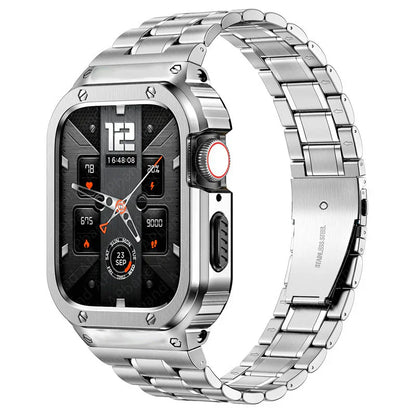 Stainless Steel Band With Case For Apple Watch.