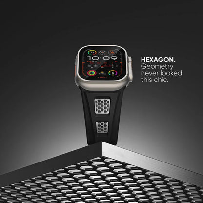 iBandGear Grid Rugged Silicone Sport Band For Apple Watch — gallery 5