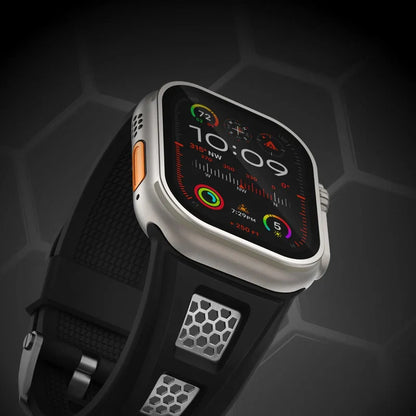 iBandGear Grid Rugged Silicone Sport Band For Apple Watch — gallery 6
