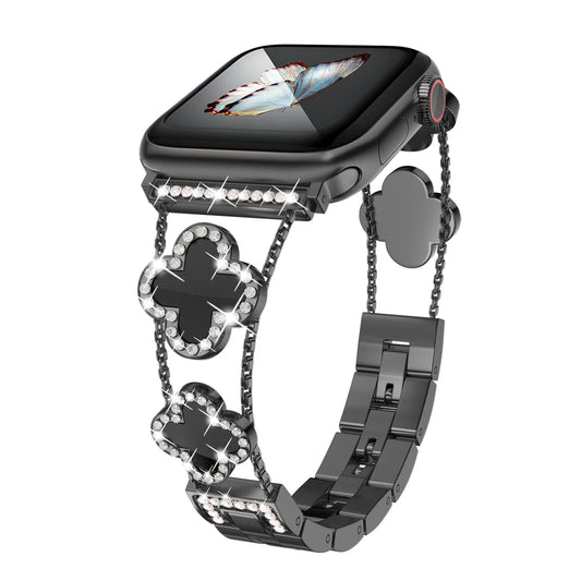 Clover Luxe Diamond Band for Apple Watch