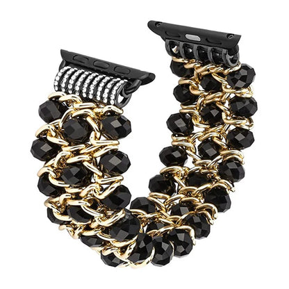 Sparkly Beaded Apple Watch Strap for Women