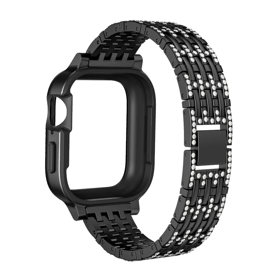 Bling Diamond Case with Sparkle Band for Apple Watch9/8/7 (41mm/45mm)