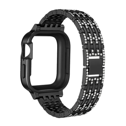 Bling Diamond Case with Sparkle Band for Apple Watch9/8/7 (41mm/45mm)