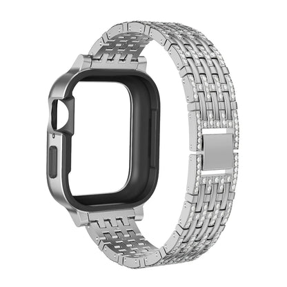 Bling Diamond Case with Sparkle Band for Apple Watch9/8/7 (41mm/45mm)