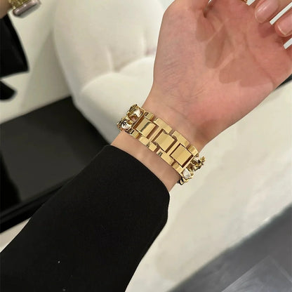 Chrome Hearts Stainless Steel Bracelet Watch Strap