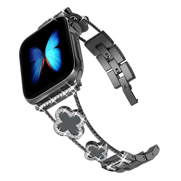 Clover Luxe Diamond Band for Apple Watch