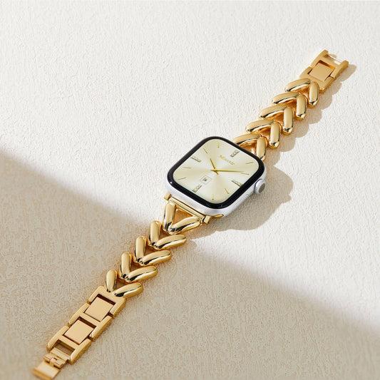 Elegant Leaf Design Apple Watch Band