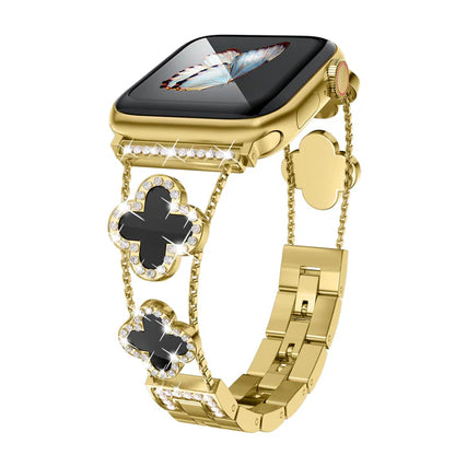 Clover Luxe Diamond Band for Apple Watch