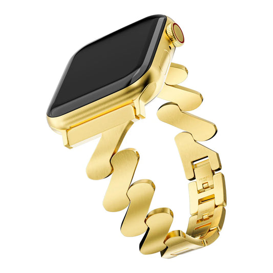 Starlight Quicksand Metal Apple Watch Band for Women