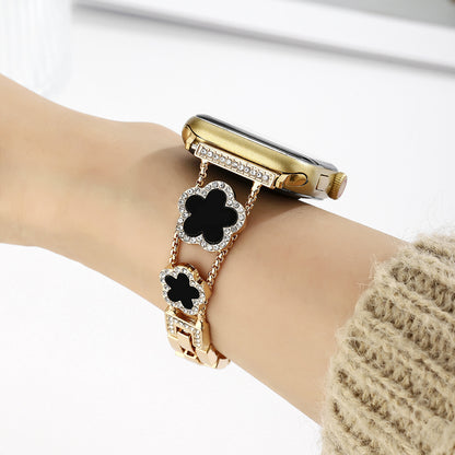 Gold Clover Apple Watch Band