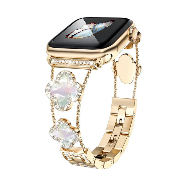 Clover Luxe Diamond Band for Apple Watch