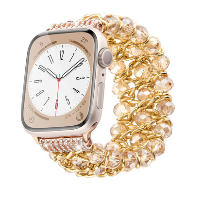 Sparkly Beaded Apple Watch Strap for Women