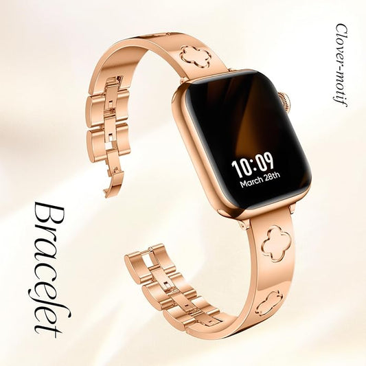 Luxury Clover Bracelet Strap Compatible with Apple Watch
