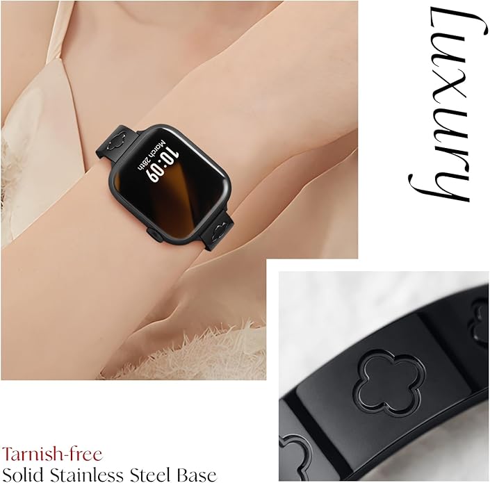 Luxury Clover Bracelet Strap Compatible with Apple Watch