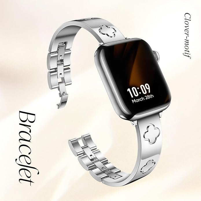 Luxury Clover Bracelet Strap Compatible with Apple Watch
