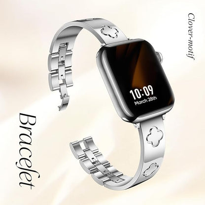 Luxury Clover Bracelet Strap Compatible with Apple Watch